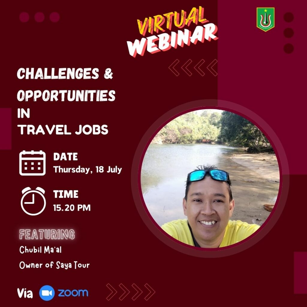 Virtual Webinar ” Challenges & Oppurtunities in Travel JoB